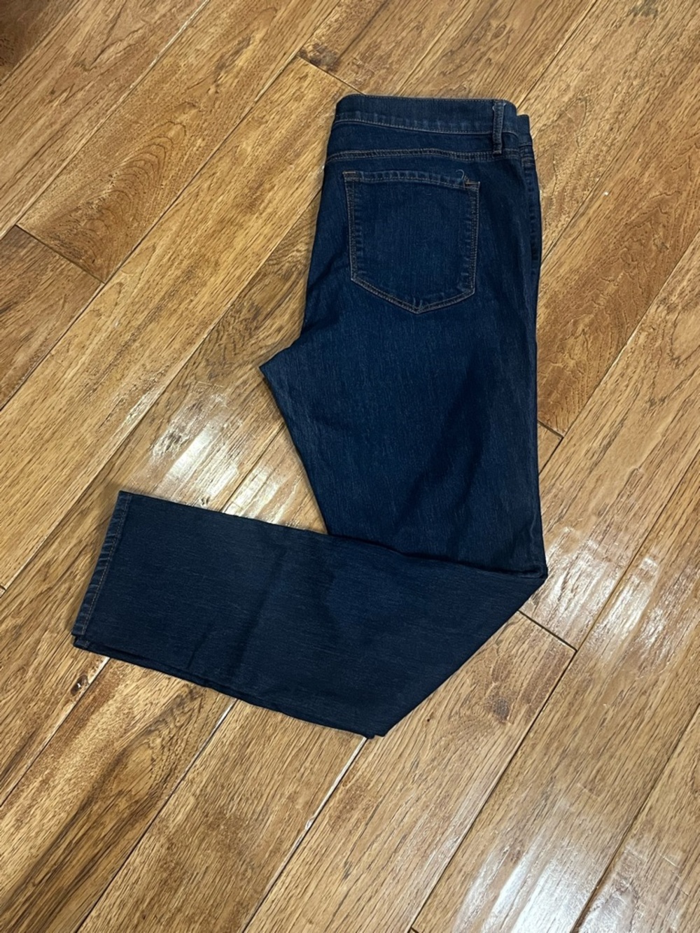 LOFT Dark Indigo Straight-Leg Women's Jeans 14/32